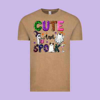 Cute And Spooky Vintage Tee Designed By Nancycooperartshop