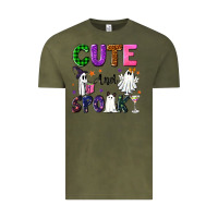 Vintage Olive Cute and spooky Vintage Tee - NancyCooperArtShop