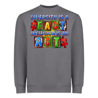 Storm diversity is a fact indesion is an act Heavyweight Sweatshirt - FaDigitalArtStudio