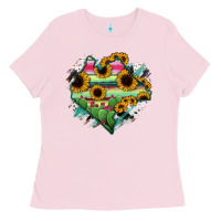 Bubblegum Pink Chiapas State Of Mexico Map Ladies Tee - RanaPortraitStore