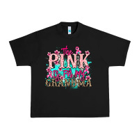 Black The pink is for my Grandma Cancer Awareness Urban Heavy Tee - HowdyJamesFarm