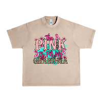 French Oak The pink is for my Grandma Cancer Awareness Urban Heavy Tee - HowdyJamesFarm