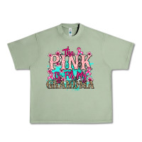 Oil Green The pink is for my Grandma Cancer Awareness Urban Heavy Tee - HowdyJamesFarm
