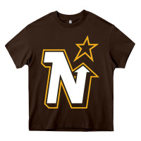 Chocolate Brown vintage minnesota hockey   retro north stars Heavy Core Tee - lanVoArt
