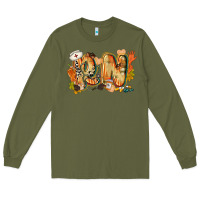 Army Green fall rn Long Sleeve Tee - CowGirlArtShop