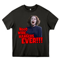Asphalt nooo wire hangers.. ever!!! vintage mommie dearest quote print Heavy Core Tee - lanVoArt