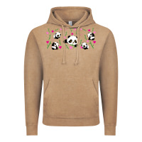 Vintage Coffee cute panda Vintage Hoodie - TumblerDesignByShophia