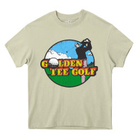 Mossy golden tee golf Heavy Core Tee - lanVoArt