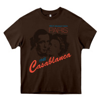 Chocolate Brown casablanca Heavy Core Tee - lanVoArt