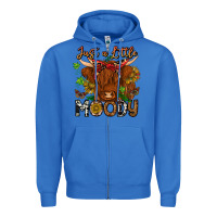 True Royal Just a Little Moody Zipper Hoodie - CowhideDigitalArt