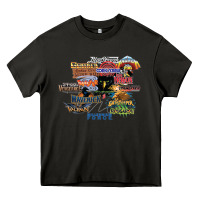 Asphalt cedar point roller coaster  designer Heavy Core Tee - lanVoArt