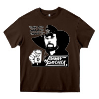 Chocolate Brown johnny paycheck shirt take this job and shove it vintage country music Heavy Core Tee - lanVoArt
