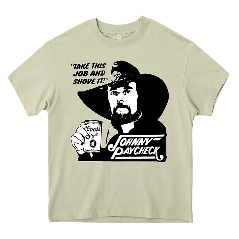 Johnny Paycheck Shirt Take This Job And Shove It Vintage Country Music Heavy Core Tee by lanVoArt | Teevron