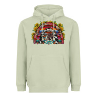 Matcha mexican rainbow Heavyweight Hoodie - RacoonDesign