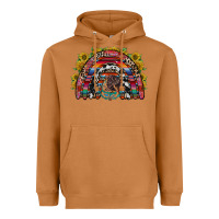 Meerkat mexican rainbow Heavyweight Hoodie - RacoonDesign