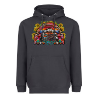 Smoke mexican rainbow Heavyweight Hoodie - RacoonDesign
