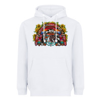 White mexican rainbow Heavyweight Hoodie - RacoonDesign