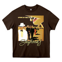 Chocolate Brown ausrock 08 skyhooks vintage living in the 70's Heavy Core Tee - lanVoArt