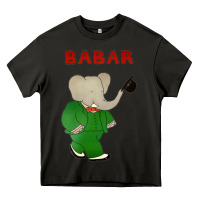 Asphalt babar the elephant Heavy Core Tee - lanVoArt