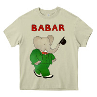 Mossy babar the elephant Heavy Core Tee - lanVoArt