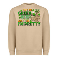 Mushroom buy me green beer and tell me i'm pretty Heavyweight Sweatshirt - FaDigitalArtStudio