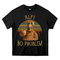 Black alf alien no problem vintage Heavy Core Tee - lanVoArt