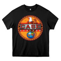 Black case tractor shirt Heavy Core Tee - lanVoArt