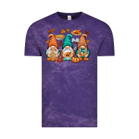 Cloud Purple Thanksgiving gnomes Vintage Tee - NancyCooperArtShop