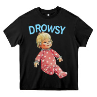 Black drowsy doll Heavy Core Tee - lanVoArt