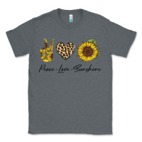 Charcoal Heather Peace Love Sunshine Classic Tee - Bettercallsaul