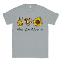Heather Grey Peace Love Sunshine Classic Tee - Bettercallsaul