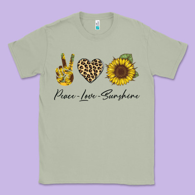 Peace Love Sunshine Classic Tee Designed By Bettercallsaul