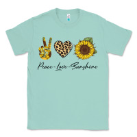 Seafoam Peace Love Sunshine Classic Tee - Bettercallsaul