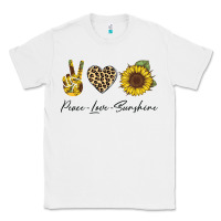 White Peace Love Sunshine Classic Tee - Bettercallsaul