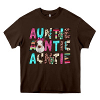 Chocolate Brown auntie heifer cactus Heavy Core Tee - JahusDesignShop