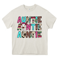 Cream auntie heifer cactus Heavy Core Tee - JahusDesignShop