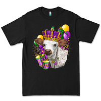 Black Mardi Gras Longhorn Calf Premium Tee - LillyAllenDesigns