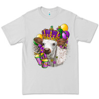 Dove Grey Mardi Gras Longhorn Calf Premium Tee - LillyAllenDesigns