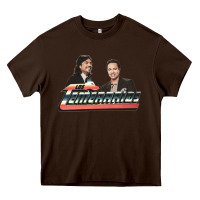 Chocolate Brown los temerarios Heavy Core Tee - lanVoArt