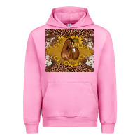Fuchsia Pink horse Urban Hoodie - BarkalooDesign