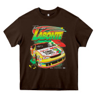 Chocolate Brown terry labonte corn flakes 5 Heavy Core Tee - lanVoArt