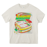 Cream terry labonte corn flakes 5 Heavy Core Tee - lanVoArt