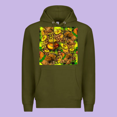 St. Patrick's Chicken With Pot Of Gold Premium Hoodie Designed By Fadigitalartstudio
