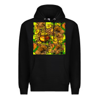 Black St. Patrick's Chicken With Pot Of Gold Premium Hoodie - FaDigitalArtStudio