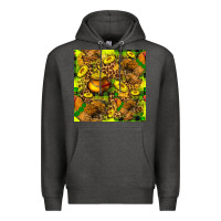 Charcoal Heather St. Patrick's Chicken With Pot Of Gold Premium Hoodie - FaDigitalArtStudio
