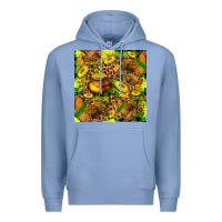 Colony Blue St. Patrick's Chicken With Pot Of Gold Premium Hoodie - FaDigitalArtStudio