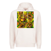 Pale Pink St. Patrick's Chicken With Pot Of Gold Premium Hoodie - FaDigitalArtStudio