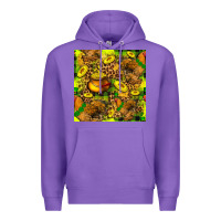 Purple St. Patrick's Chicken With Pot Of Gold Premium Hoodie - FaDigitalArtStudio