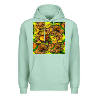 Seafoam St. Patrick's Chicken With Pot Of Gold Premium Hoodie - FaDigitalArtStudio