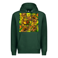 Sports Green St. Patrick's Chicken With Pot Of Gold Premium Hoodie - FaDigitalArtStudio